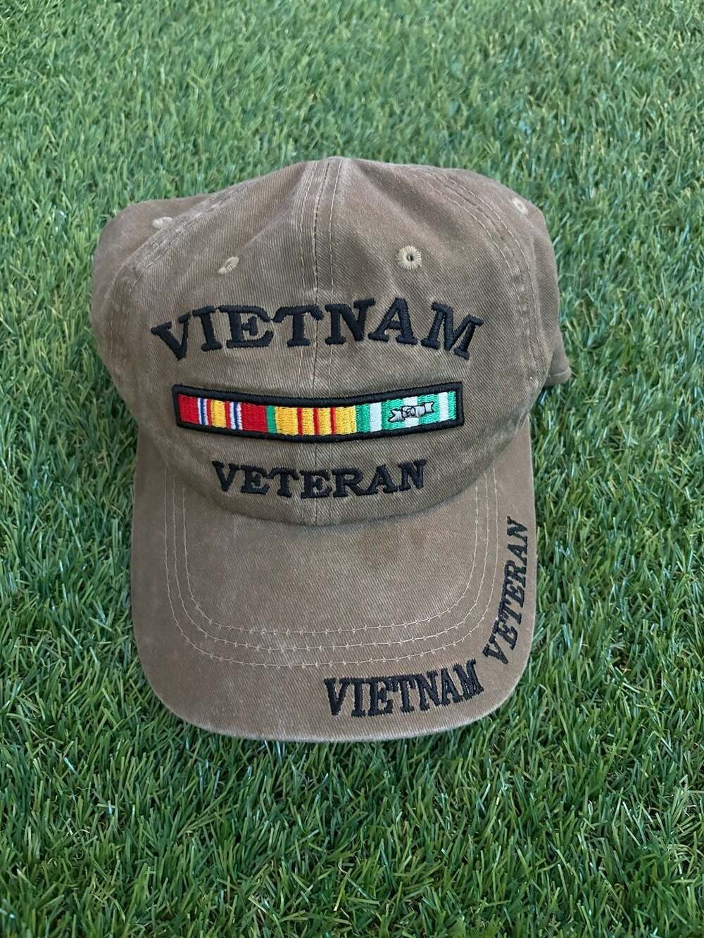 U.S. Warriors Vietnam Veteran Embroidered Cotton Baseball Cap